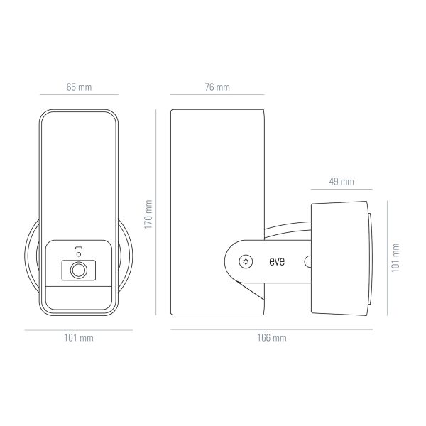 Eve Outdoor Cam Secure Floodlight Camera