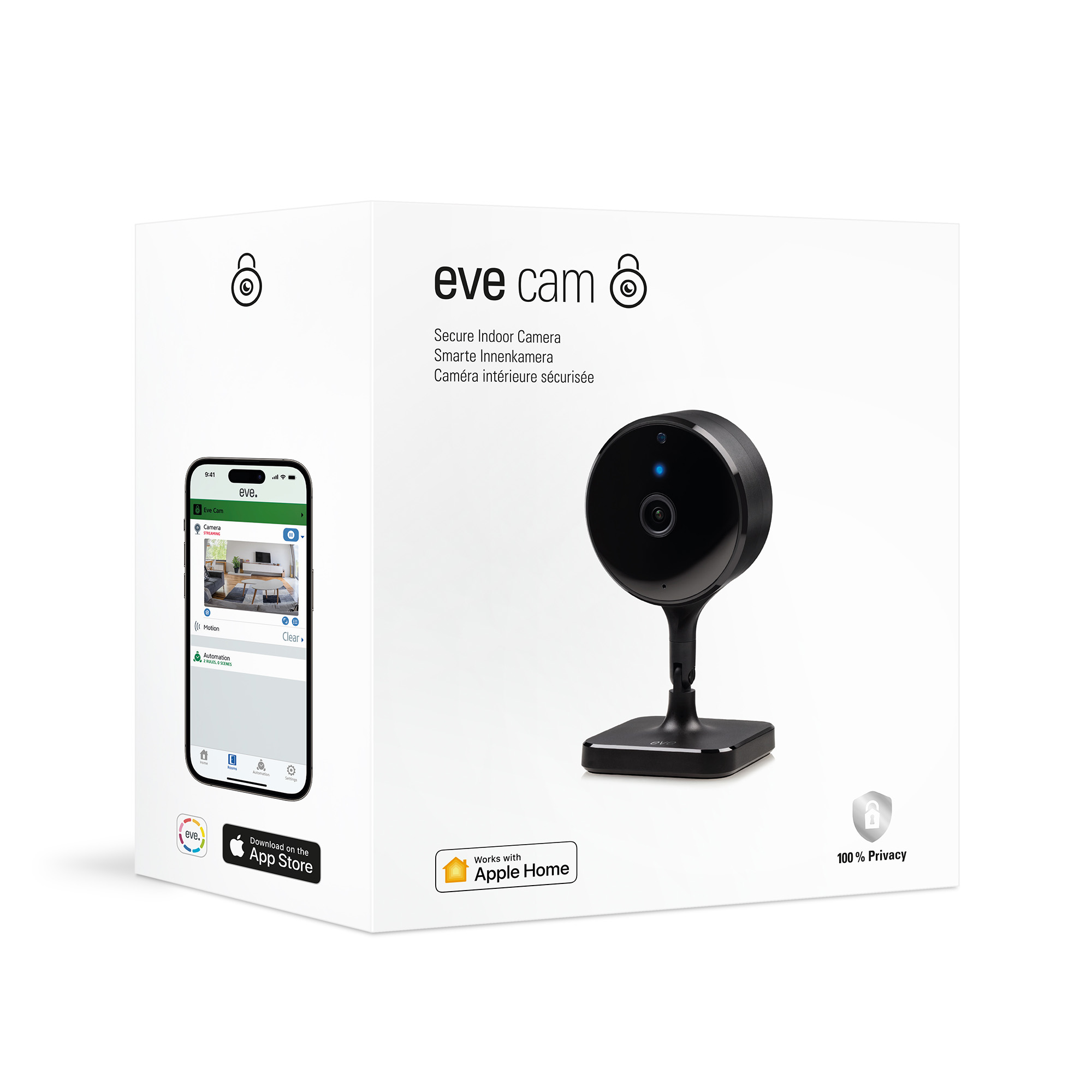 Eve Cam Secure Indoor Camera Smart Secure Centre