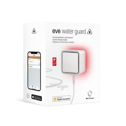 Eve Water Guard - Connected Water Leak Detector with Apple HomeKit technology
