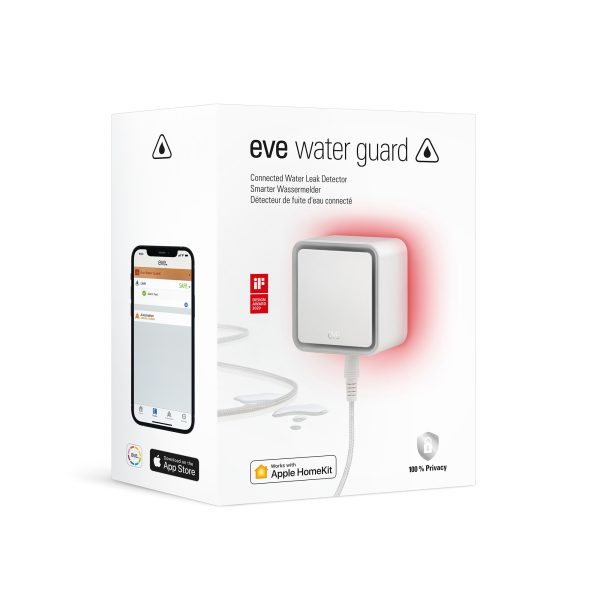 Eve Water Guard - Connected Water Leak Detector with Apple HomeKit technology