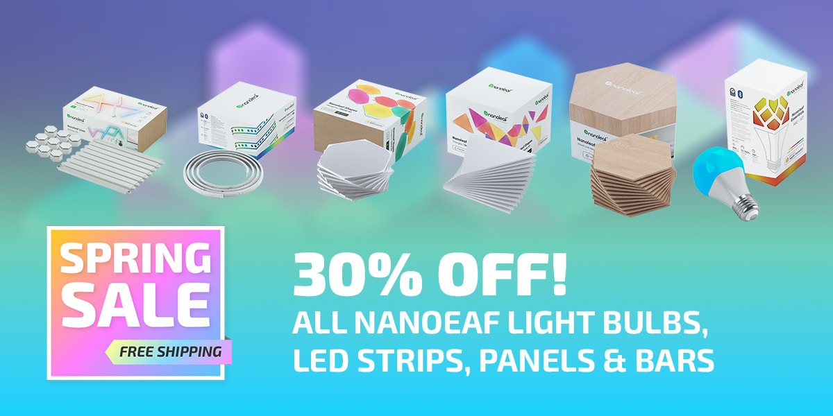 Nanoleaf Spring Sale - 30% Off