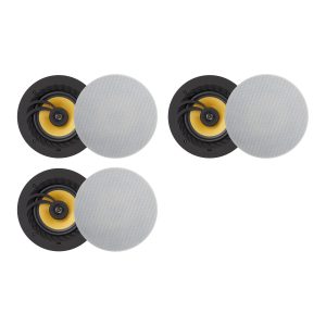 Bluetooth 6x Speaker, 1 Zone Kit (3 Masters, 3 Passives & Link Cables)