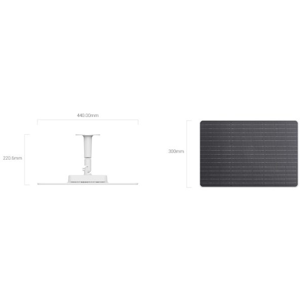 EZVIZ 24w Solar Panel With Battery Storage