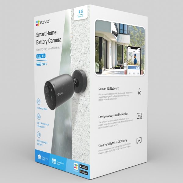 EZVIZ EB3 4G Smart Home Battery Camera