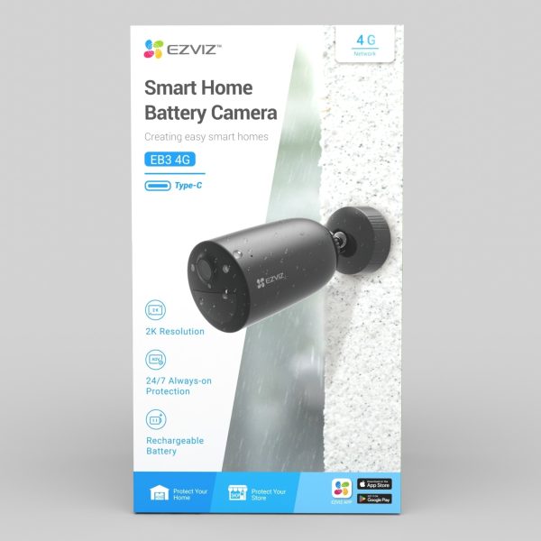 EZVIZ EB3 4G Smart Home Battery Camera