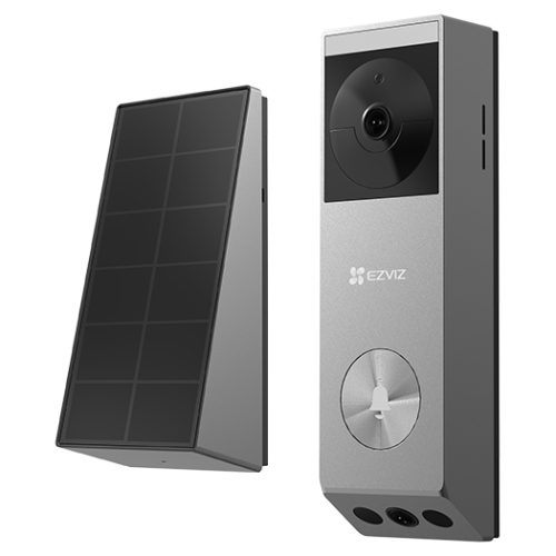 EZVIZ EP3x Pro 2K Battery-Powered Video Doorbell with Solar Panel
