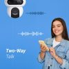EZVIZ HB90 Dual-Lens Pan & Tilt Wi-Fi Camera Kit With 8W Solar Panel