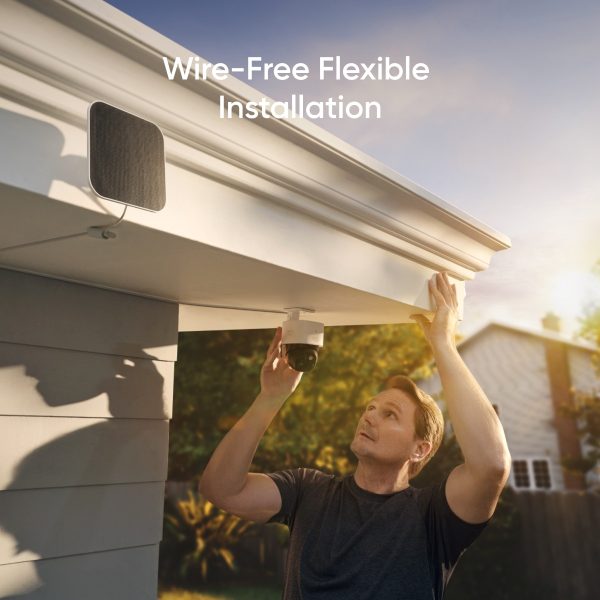 Eufy SoloCam S340 Wireless Outdoor Security Camera with Dual Lens and Solar Panel