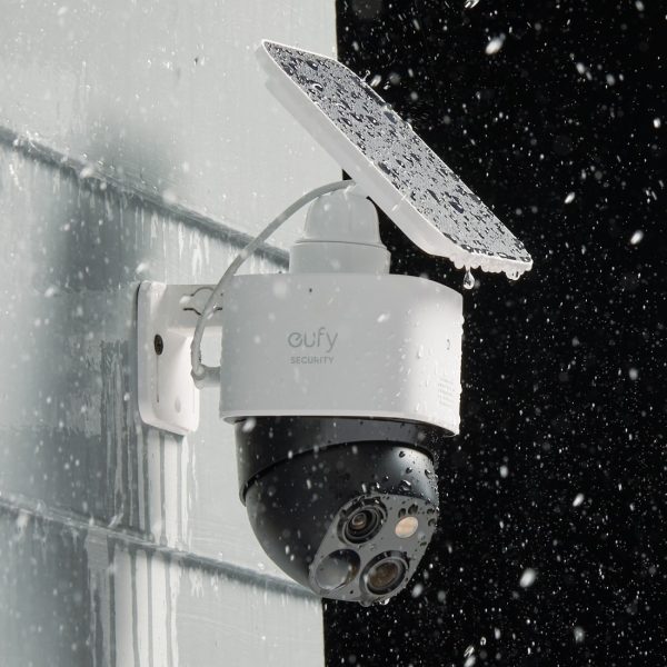 Eufy SoloCam S340 Wireless Outdoor Security Camera with Dual Lens and Solar Panel