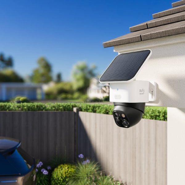 Eufy SoloCam S340 Wireless Outdoor Security Camera with Dual Lens and Solar Panel