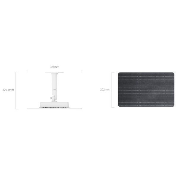 EZVIZ 12w Solar Panel With Battery Storage