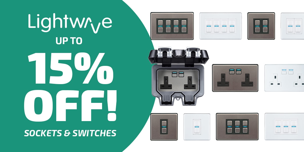 Lightwave UP TO 15% OFF SOCKETS & SWITCHES