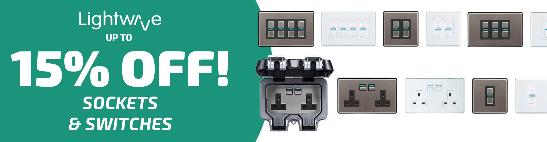 Lightwave UP TO 15% OFF SOCKETS & SWITCHES