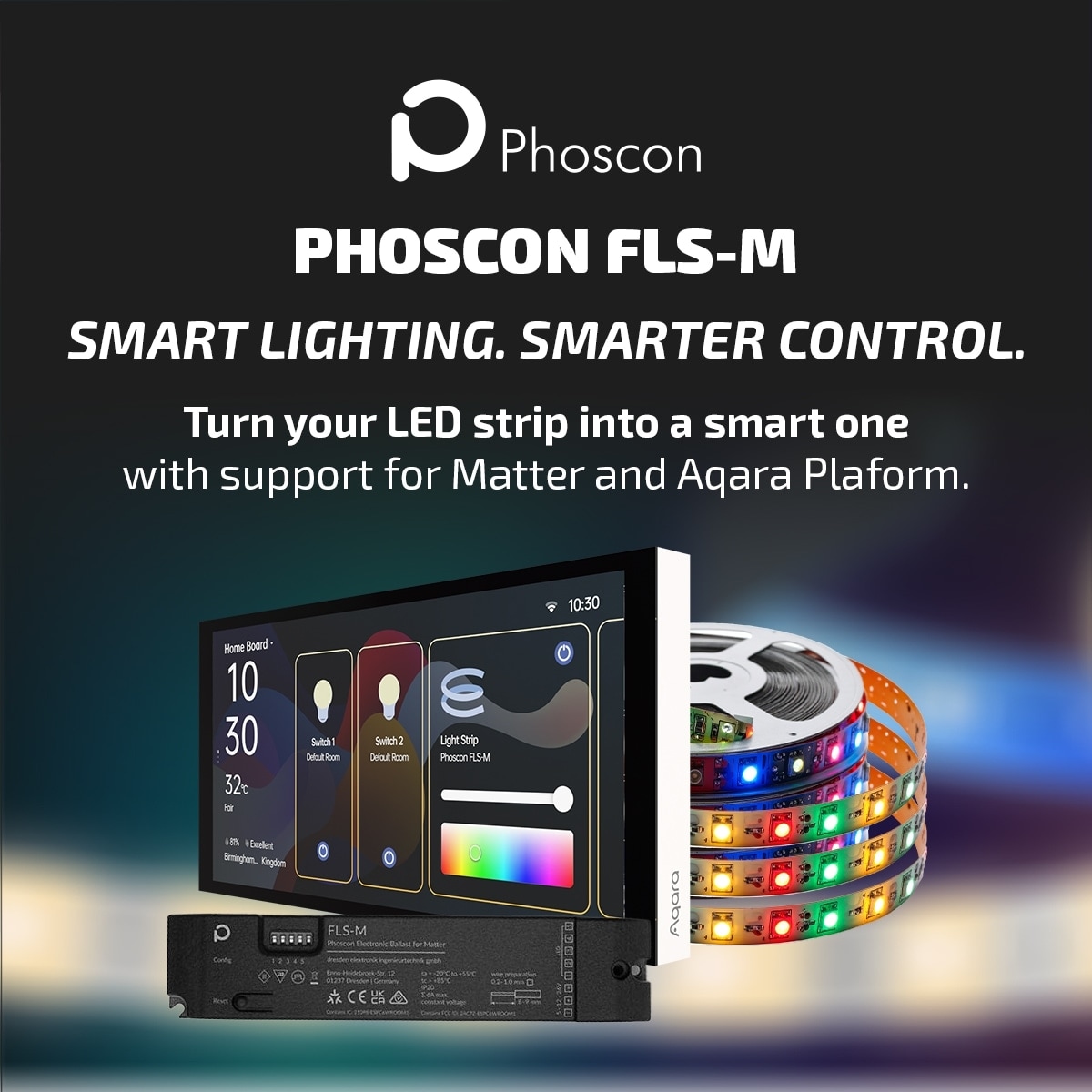 Phoscon Smart Lighting. Smarter Control.