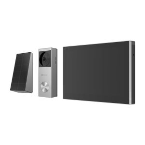 EZVIZ - Solar Powered Video Doorbell & Smart Screen Bundle 2